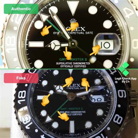 rolex gmt master ii fake vs real|rolex counterfeit watches.